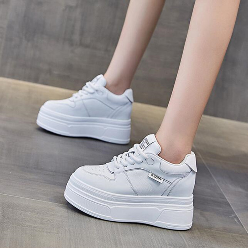 Running Shoes - 9CM Echtes Leder NEUE Marke Designer