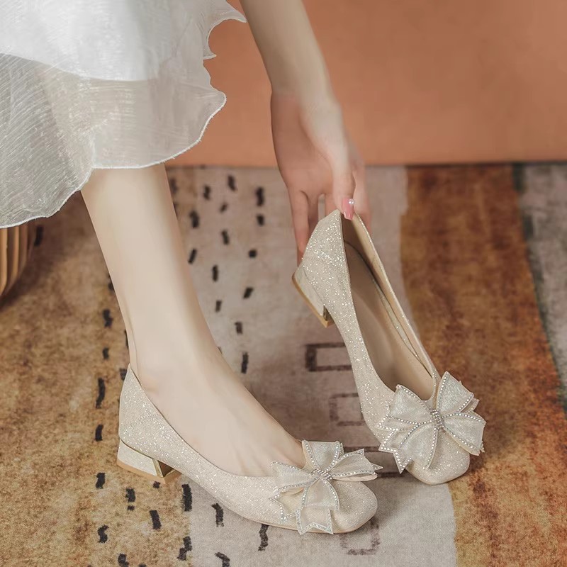 Heels - Damen-2025, neuer Stil, Herbstabend, weiche Sohle,