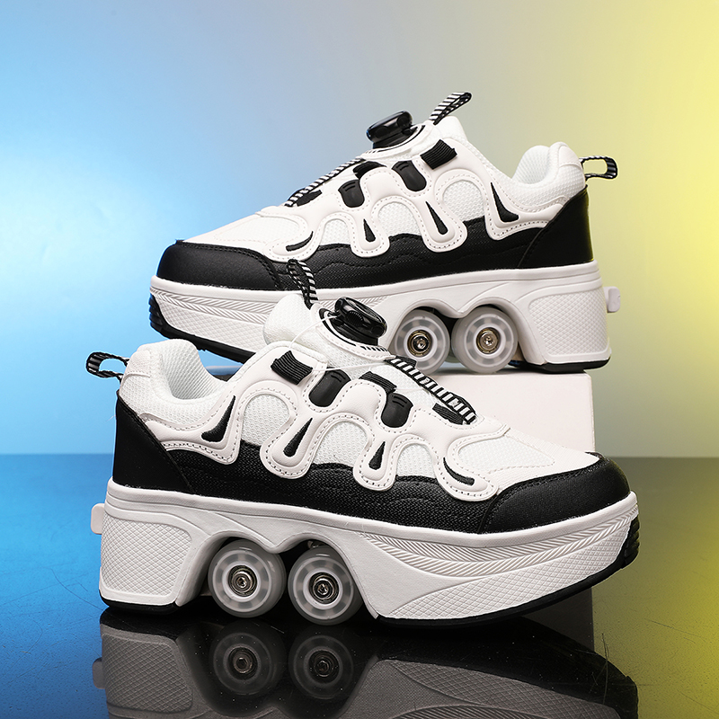Running Shoes - 2026 Kinder-Rollschuhe mit großen Rädern, Outdoor-Rollschuhe,
