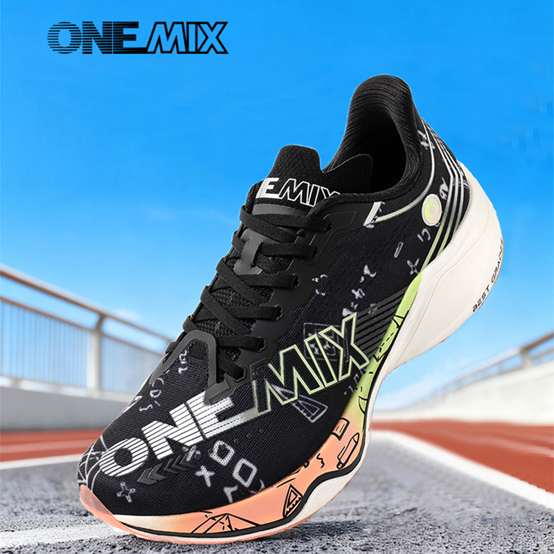 Carbon Plate Marathon Racing Shoes - ONEMIX Nylon Carbon Plate Renn- und