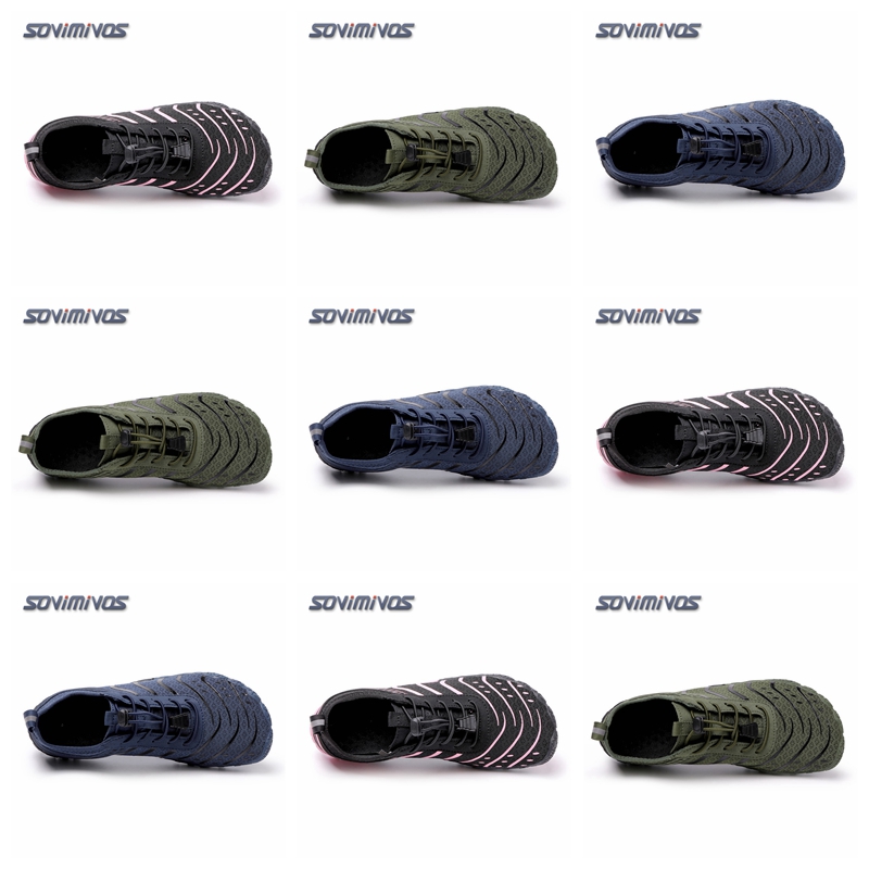 Wide Toe Box Running Sneakers - Herren-Barfußschuhe mit breiter Zehenbox, Trail-Running-Sneaker, rutschfeste,