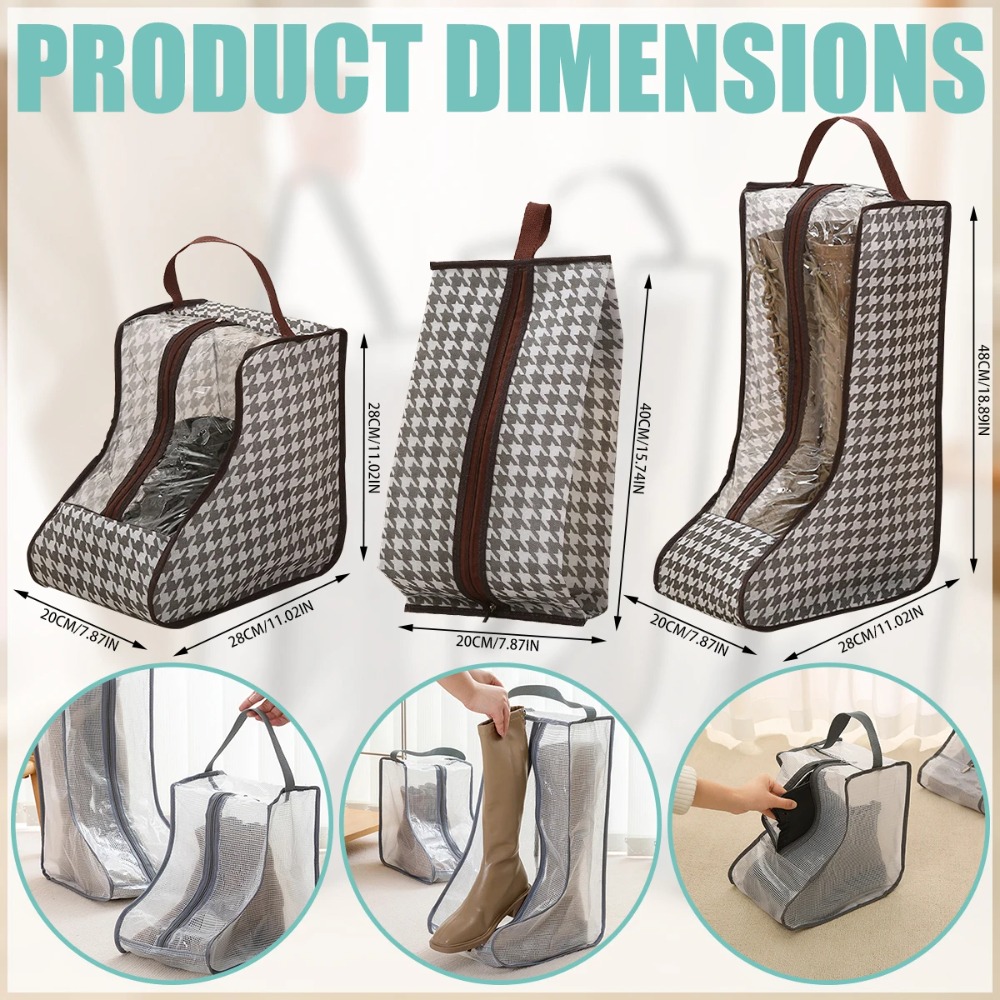 Boots - Hochwertige Wasserdichte Stiefel-Aufbewahrungstasche Feuchtigkeitsbeständiger Faltbarer Schuh-Organizer