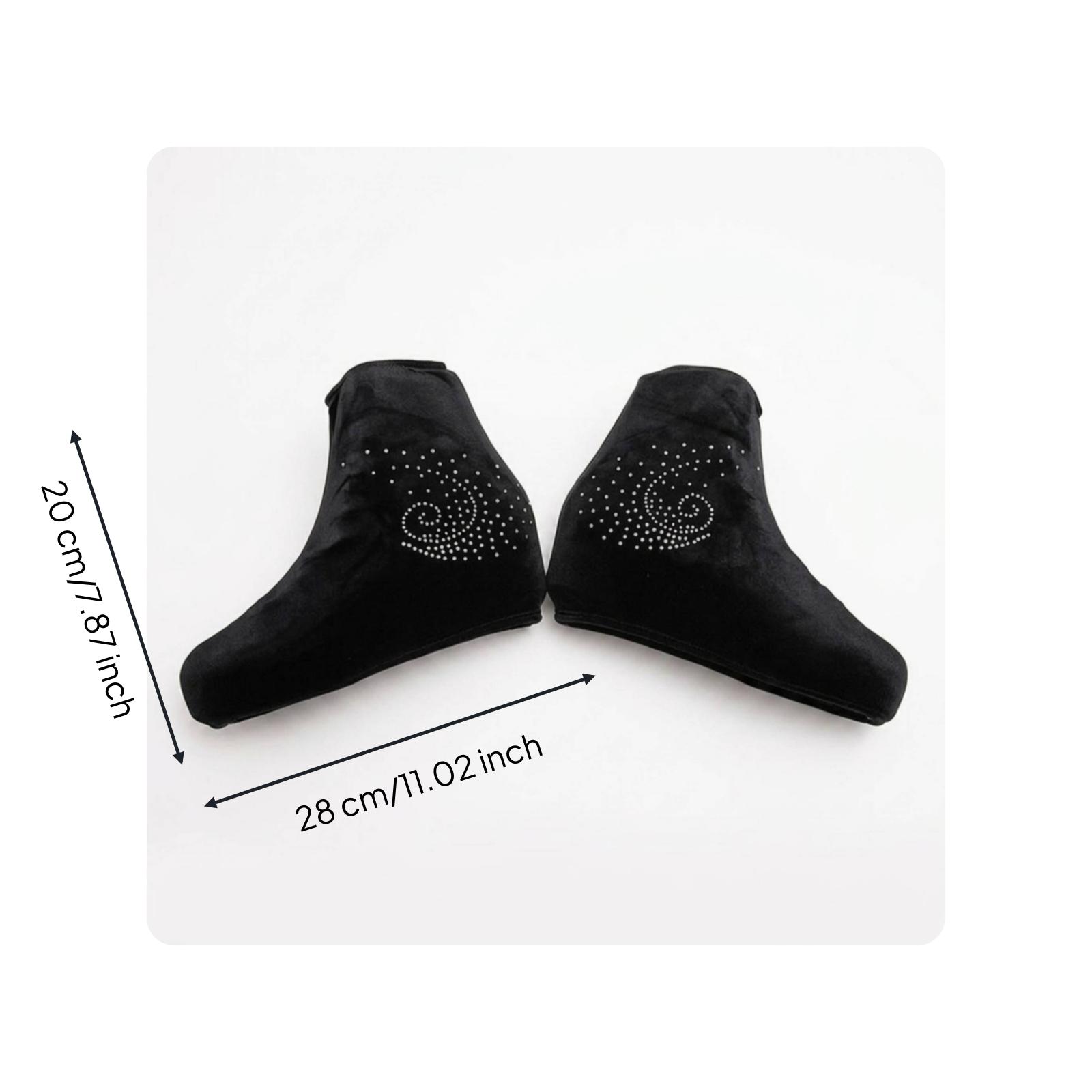 Plüsch-Samt-Eislaufschuhüberzü – Boots Bewertung und Preis