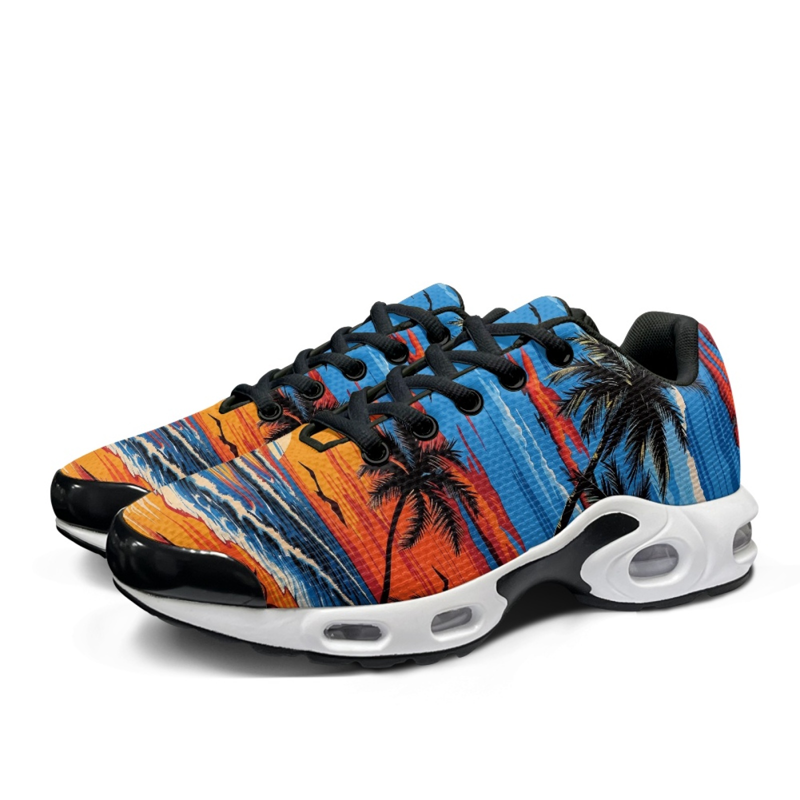 PENSTROLL Sunset Palm Trees El – Air Cushion Jogger Shoes Men Bewertung und Preis