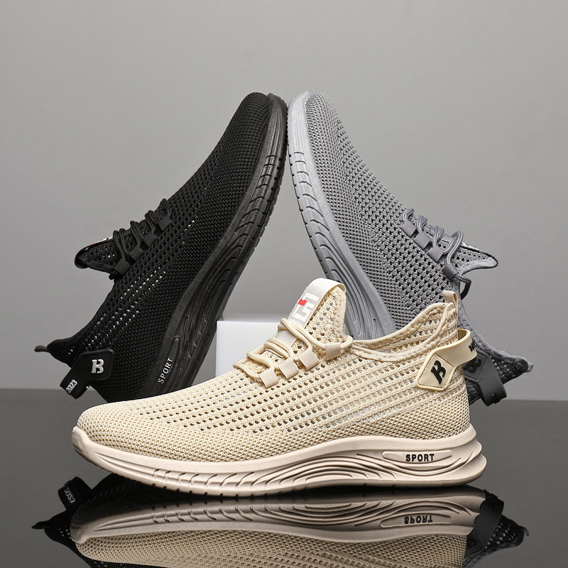 Leichte Mesh-Strick-Sneaker fü – Shock Absorbing Gym Trainers Bewertung und Preis