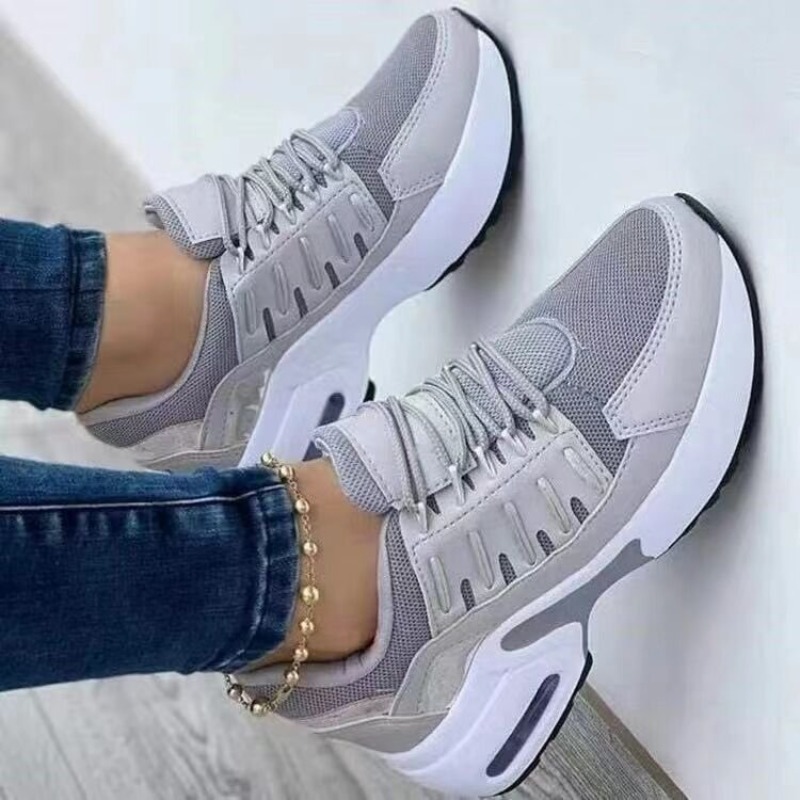 Damenmode-Sneaker mit Plateau, – Breathable Mesh Athletic Shoes Bewertung und Preis